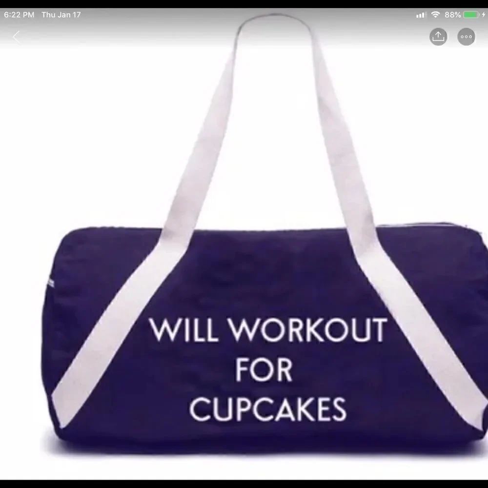 Private Party ‘Will Workout for Cupcakes' Bag